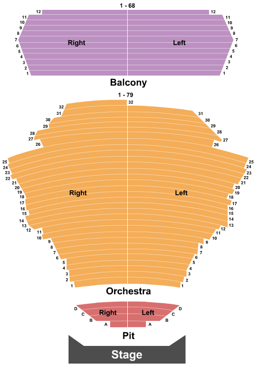 San Jose Center For The Performing Arts Mrs. Doubtfire Seating Chart